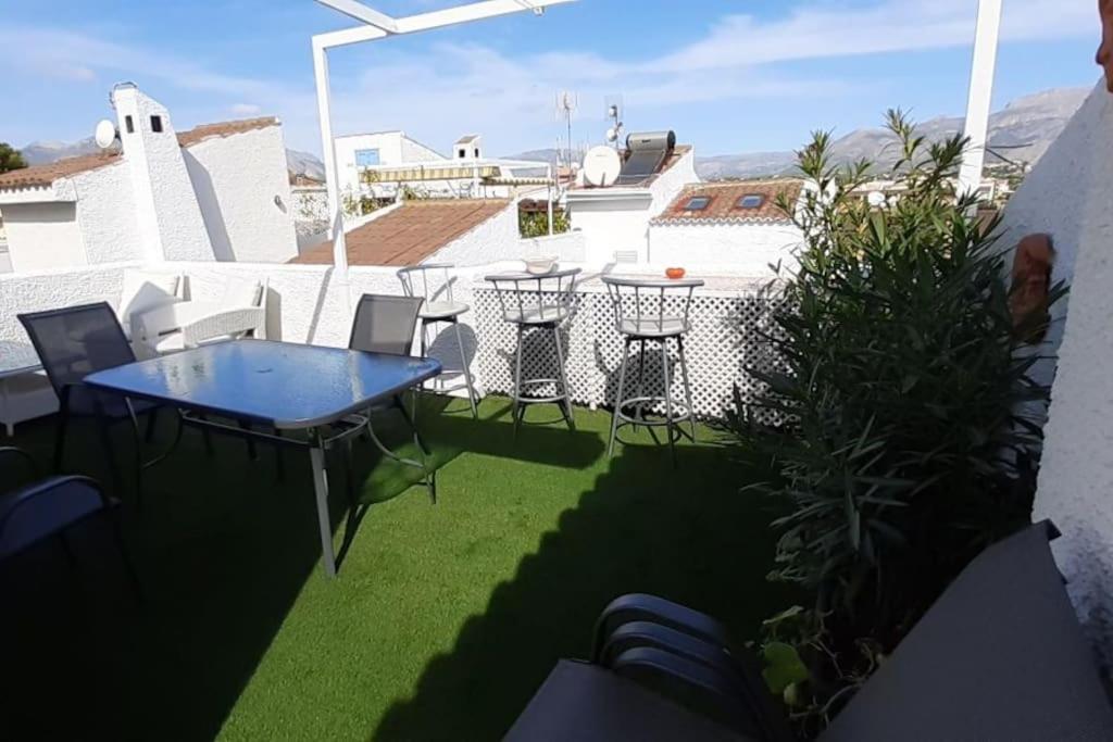 House In The Center Of Albir, 2 Min Walk From The Beach アルビール エクステリア 写真